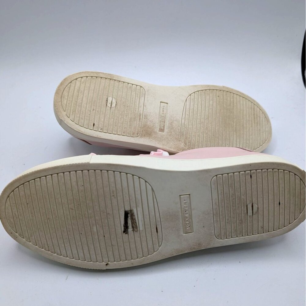 Tory Burch Sport Pink and White Ruffle Sneakers Women's 9M - Picture 8 of 11